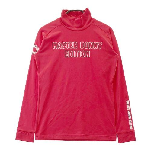 サイズ：0 MASTER BUNNY EDITION マスターバニーエディション  ハイネック 長袖Tシャツ  ネイビー系 [240101450627] ゴルフウェア レディース ストスト MASTER BUNNY EDITION マスターバニーエディション ハイネック