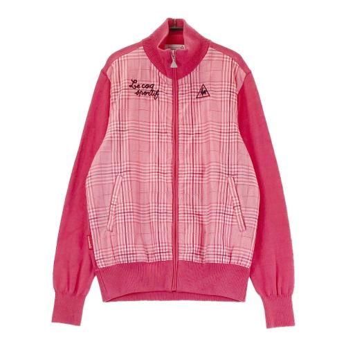 【美品】ルコック　ゴルフ　ニット切替　中綿ジップジャケット　L LE COQ GOLF ルコックゴルフ ニット切替 ジップジャケット