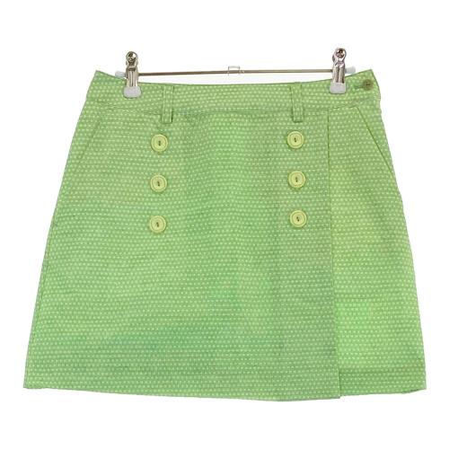 【美品】ビームスゴルフ BEAMS GOLF スカート 総柄 グリーン Lサイズ BEAMS GOLF ビームスゴルフ スカート 総柄 グリーン系 サイズ：S