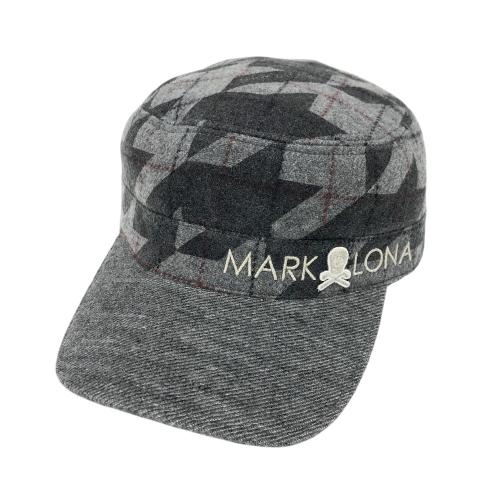 MARK&LONA マークアンドロナ キャップ 総柄 ピンク系 ランク：B