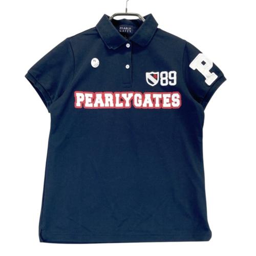 PEARLY GATES パーリーゲイツ 半袖ポロシャツ ネイビー系 サイズ