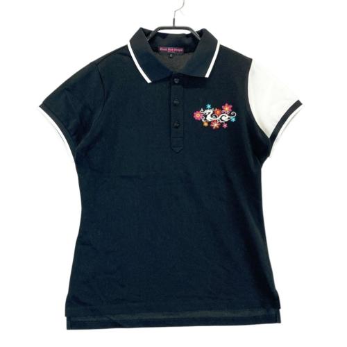 美品　DANCE WITH DRAGON 総柄　半袖ポロシャツ DANCE WITH DRAGON ダンスウィズドラゴン 半袖ポロシャツ 花柄