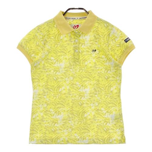 サイズ：1 23区GOLF ニジュウサンクゴルフ ×reyn spooner 半袖ポロシャツ ボタンダウン 花柄 イエロー系 [240101434783] ゴルフウェア レディース ストスト サイズ：1 23区GOLF ニジュウサンクゴルフ ×reyn spooner 半袖
