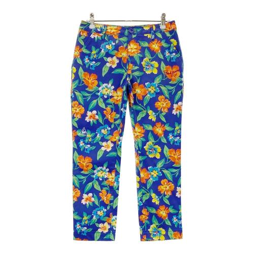 le coq sportif - 新品7号　le coq GOLF（ルコックゴルフ）  ゴルフ クロップドパンツ LE COQ GOLF ルコックゴルフ クロップドパンツ 花柄 ブルー系