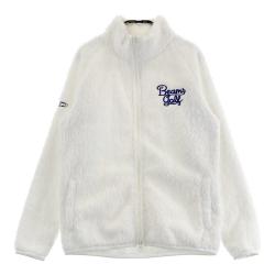 BEAMS GOLF ホワイト ジャケット BEAMS GOLF ビームスゴルフ 裏起毛 ジップジャケット ホワイト系