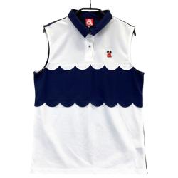 サイズ：36 ARCHIVIO アルチビオ  襟付きTシャツ レース ホワイト系 [240101491602] ゴルフウェア レディース ストスト ARCHIVIO アルチビオ 襟付きTシャツ レース ホワイト系 36