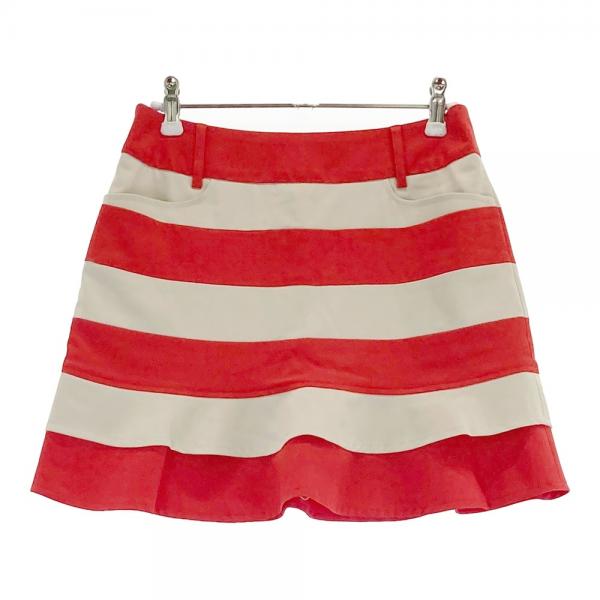 美品】ARCHIVIO アルチビオ スカート 総柄 ブラック系 36 ゴルフ