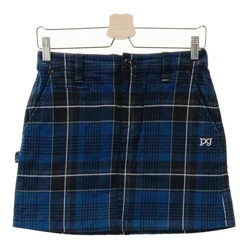 PEARLY GATES パーリーゲイツ ショートパンツ チェック柄 ネイビー系