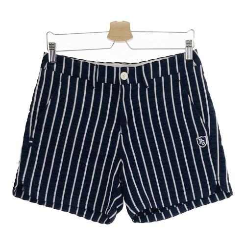 （美品）パーリーゲイツ 、ストライプ柄、コットン素材、ショートパンツ、サイズ0 PEARLY GATES パーリーゲイツ ショートパンツ ストライプ柄