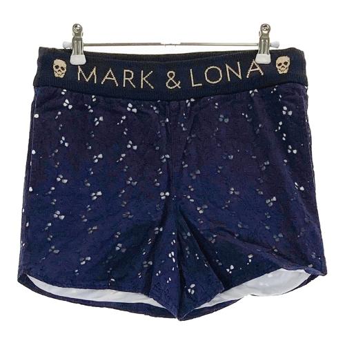 MARK&LONA マークアンドロナ 裏起毛 ウールパンツ ネイビー系