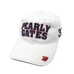 PEARLY GATES & Titleist ゴルフキャップ ホワイト M PEARLY GATES ゴルフキャップ ホワイト - メルカリ