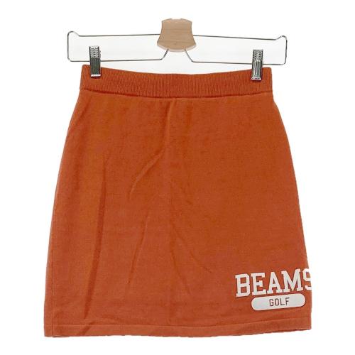 サイズ：M BEAMS GOLF ビームスゴルフ  裏地付 ニットセーター フラッグ ベージュ系 [240001225736] ゴルフウェア レディース ストスト サイズ：M BEAMS GOLF ビームスゴルフ 裏地付 ニットセーター