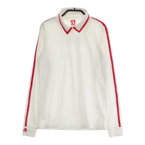 サイズ：38 ARCHIVIO アルチビオ  襟付 半袖Tシャツ サボテン 総柄 ホワイト系 [240101429756] ゴルフウェア レディース ストスト ARCHIVIO アルチビオ 襟付 半袖Tシャツ サボテン 総柄 ホワイト