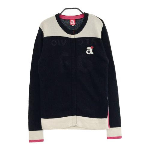 ARCHIVIO アルチビオ カシミヤ ニット ジップジャケット グレー系 36 [240101340133] ゴルフウェア レディース ARCHIVIO アルチビオ カシミヤ ニット ジップジャケット グレー