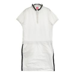 サイズ：1 CALLEJERA カジェヘラ  ノースリーブワンピース  ホワイト系 [240101452333] ゴルフウェア レディース ストスト FILA ゴルフウェアレディース ワンピース ノースリーブ 20代30代