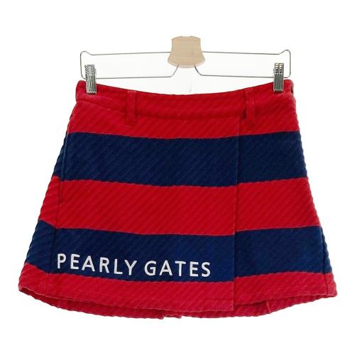 サイズ：0 PEARLY GATES パーリーゲイツ  スカート  レッド系 [240101440870] ゴルフウェア レディース ストスト PEARLY GATES パーリーゲイツ スカート レッド系 サイズ：0