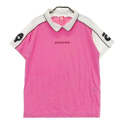 ARCHIVIO アルチビオ A059417 襟付 半袖Tシャツ ピンク系 サイズ：38 