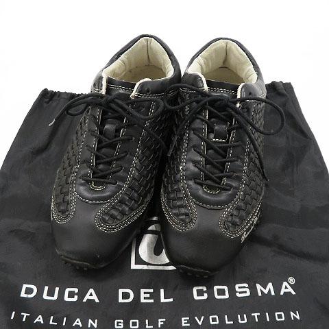 DUCA DEL COSMA デュカ デル コスマ ゴルフシューズ ブラック系 サイズ：37 ランク：B 【中古】ゴルフウェア