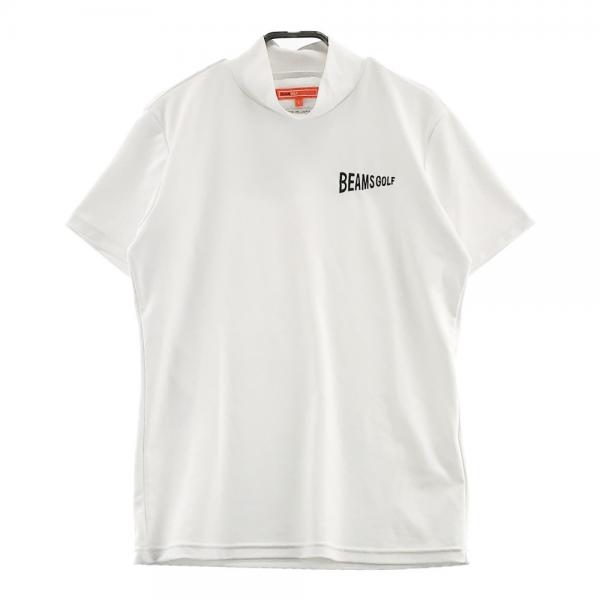 BEAMS GOLF ビームスゴルフ 2022年モデル ハイネック半袖Tシャツ ホワイト系 L 【中古】ゴルフウェア Tシャツ 中古ゴルフ ウェア通販サイトSTST(ストスト)