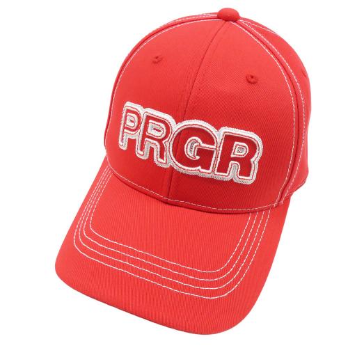 PRGR プロギア キャップ レッド系 サイズ：56-60cm ランク