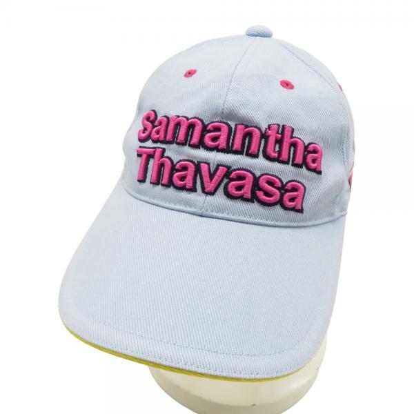 SAMANTHA THAVASA サマンサタバサ キャップ UNDER25 ブルー系 サイズ：F ランク：B 【中古】ゴルフウェア