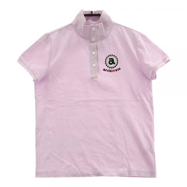 ARCHIVIO アルチビオ ハイネック 半袖Tシャツ ピンク系 サイズ：38 ランク：B 【中古】ゴルフウェア