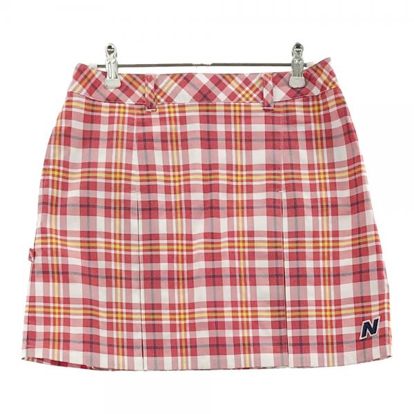 【SamanthaThavasa】ゴルフスカート　赤　チェック　Mサイズ