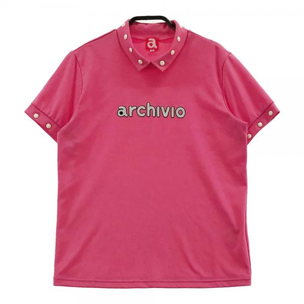 ARCHIVIO アルチビオ 襟付き半袖Tシャツ ピンク系 サイズ：38 ランク