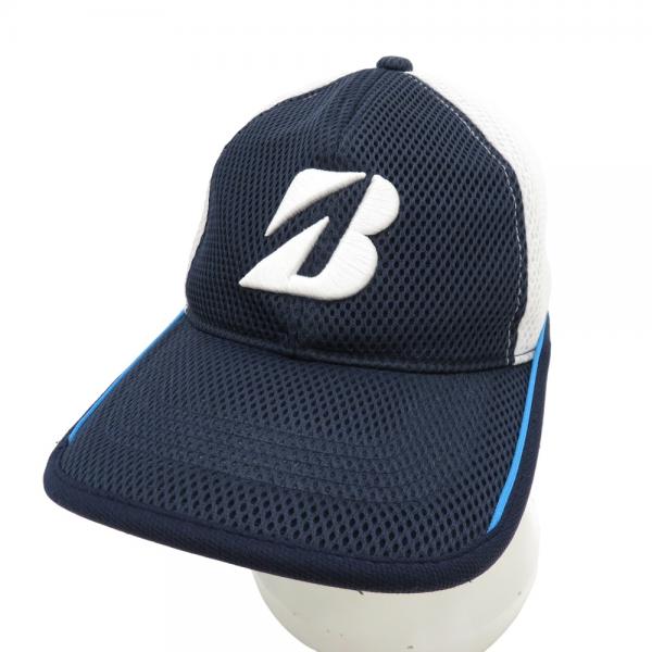 BRIDGESTONE GOLF ブリヂストンゴルフ メッシュキャップ TOUR B ネイビー系 サイズ： ランク：B 【中古】ゴルフウェア キャップ  中古ゴルフウェア通販サイトSTST(ストスト)