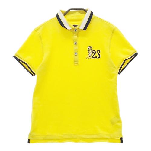 23区GOLF ニジュウサンクゴルフ 半袖ポロシャツ イエロー系 サイズ：1 