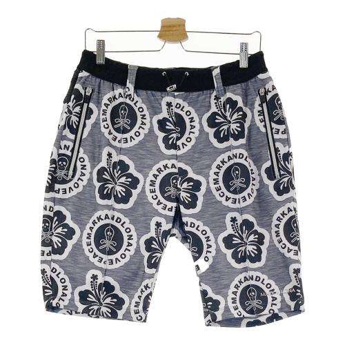MARK&LONA マークアンドロナ ハーフパンツ ハイビスカス グレー系