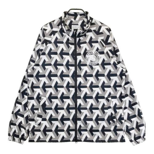 JACK BUNNY ジャックバニー ナイロンジャケット 総柄 グレー系 サイズ