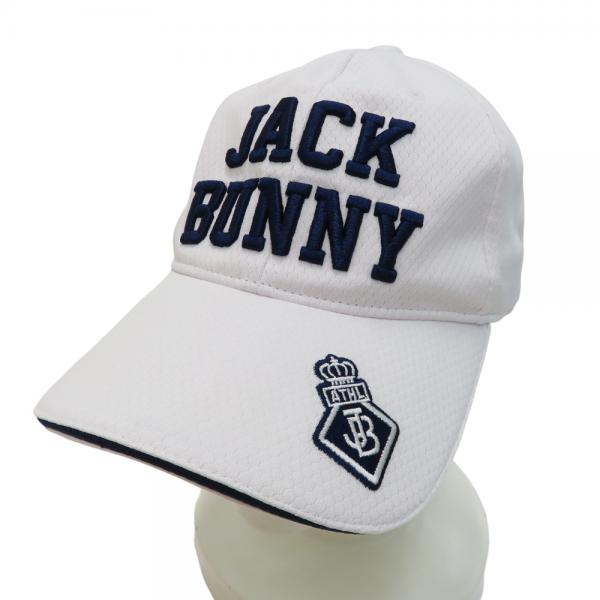 JACK BUNNY ジャックバニー 2021年モデル キャップ ホワイト系 サイズ：FR ランク：B 【中古】ゴルフウェア