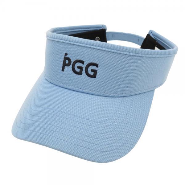 PGG PEARLY GATES パーリーゲイツ 2023年モデル サンバイザー ブルー系 サイズ：FR ランク：B 【中古】ゴルフウェア