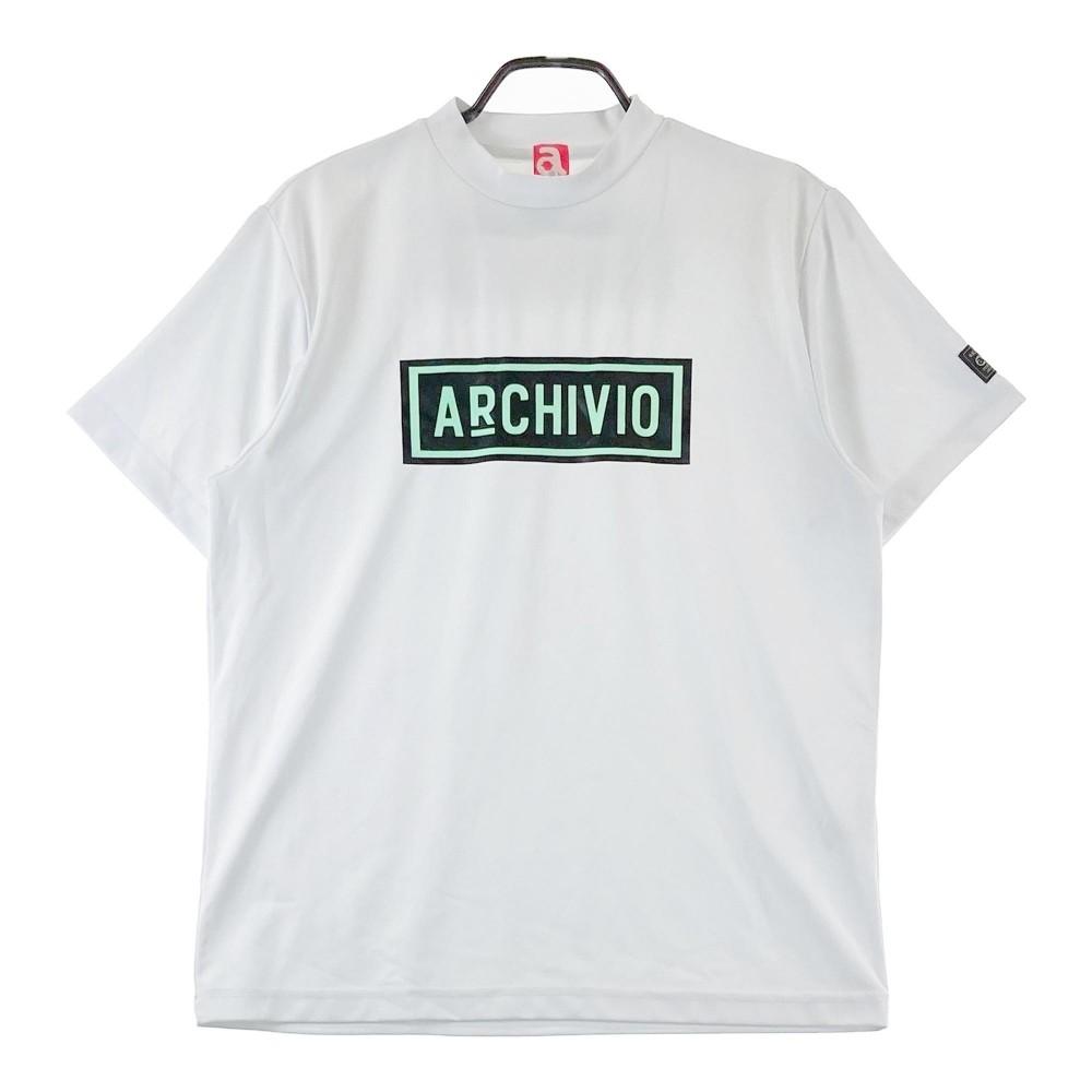 ARCHIVIO アルチビオ ハイネック 半袖Tシャツ ホワイト系 サイズ：46