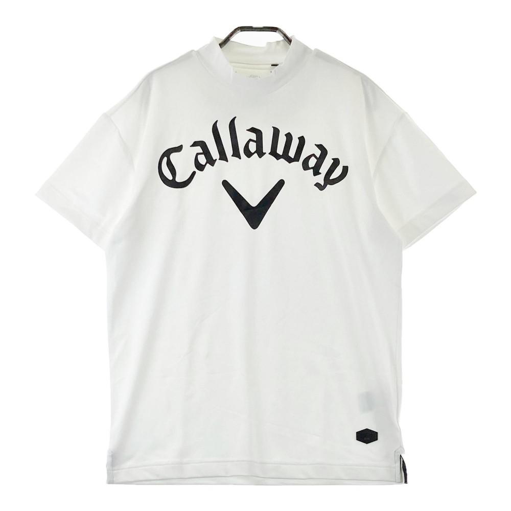 CALLAWAY キャロウェイ ハイネック 半袖 Tシャツ ホワイト系 サイズ：M