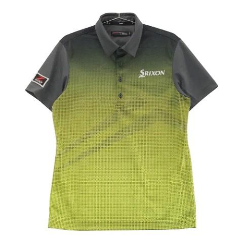 SRIXON スリクソン by DESCENTE 半袖ポロシャツ ワッペン 総柄