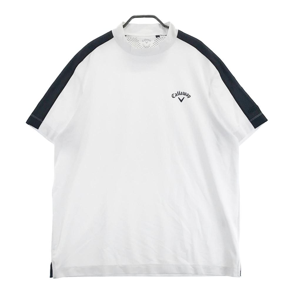 CALLAWAY キャロウェイ ハイネック 半袖Tシャツ ホワイト系 サイズ：3L