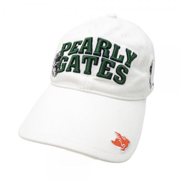 PEARLY GATES パーリーゲイツ ×PEANUTS ゴルフキャップ スヌーピー刺繍 
