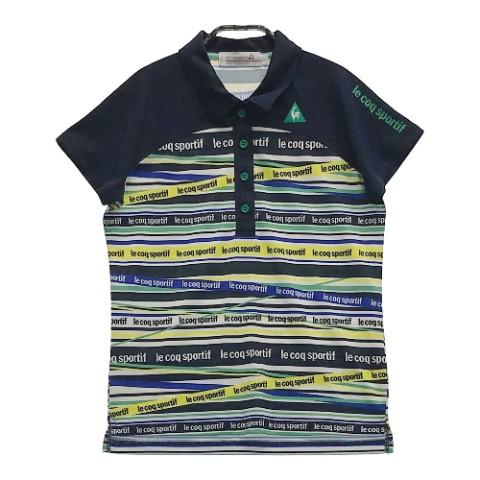 ルコックゴルフ smart fit ポロシャツ ウェア シャツ ネイビー S