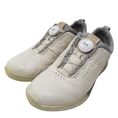 ecco エコー 10291359021 スパイクレス ゴルフシューズ S-THREE BOA ホワイト系 サイズ：37 ランク：B  【中古】ゴルフウェア シューズ 中古ゴルフウェア通販サイトSTST(ストスト)