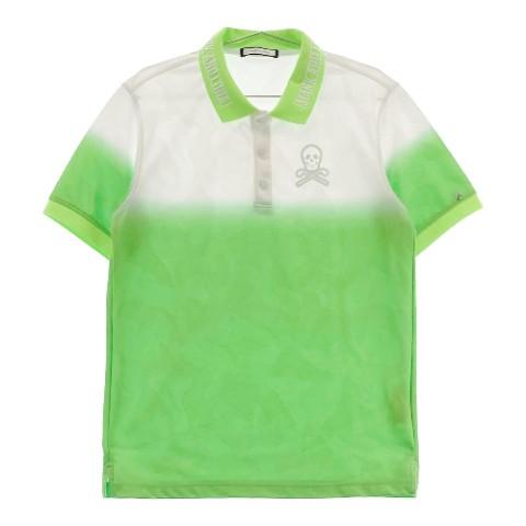 MARK&LONA マークアンドロナ 半袖ポロシャツ グラデーション グリーン