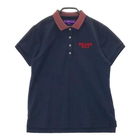 BEAMS GOLF ビームスゴルフ 半袖ポロシャツ ネイビー系 サイズ：M 
