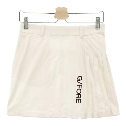 G/FORE ジーフォア スカート ホワイト系 サイズ：36 ランク：B 【中古