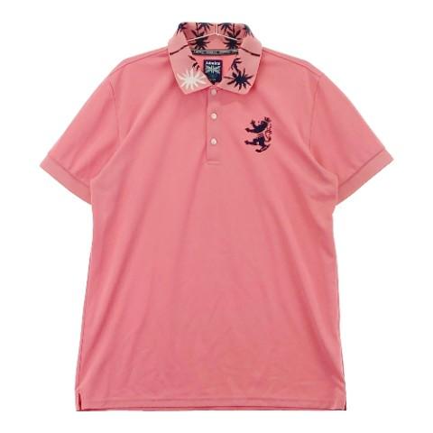 RESURRECTION レザレクション 半袖ポロシャツ ピンク系 サイズ：XL 