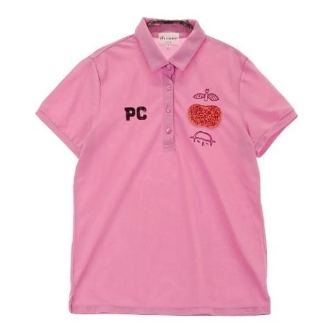 PICONE CLUB ﾋﾟｯｺｰﾈｸﾗﾌﾞ 半袖ポロシャツ ワッペン ピンク系 サイズ：1 