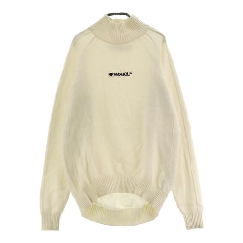 BEAMS GOLF ビームス ゴルフ 長袖 ニット セーター M ホワイト BEAMS GOLF ビームスゴルフ 長袖ニットセーター ホワイト系