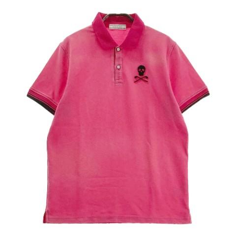 MARK&LONA マークアンドロナ 半袖ポロシャツ ピンク系 サイズ：L