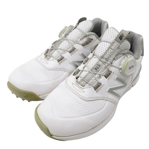 NEW BALANCE GOLF ニューバランスゴルフ MGS574RD ゴルフシューズ スパイクレス レッド系 サイズ：23.0cm ランク：B  【中古】ゴルフウェア シューズ 中古ゴルフウェア通販サイトSTST(ストスト)