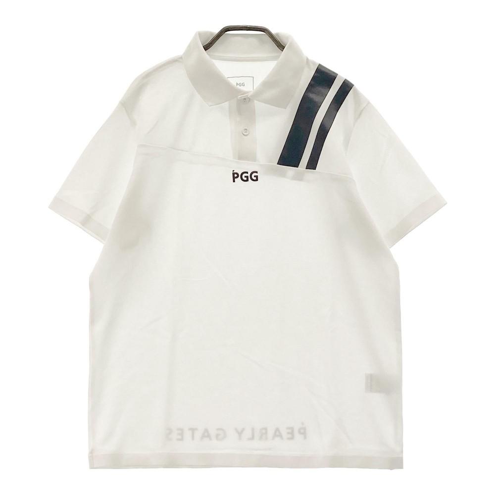 PGG PEARLY GATES パーリーゲイツ 半袖ポロシャツ ホワイト系 サイズ